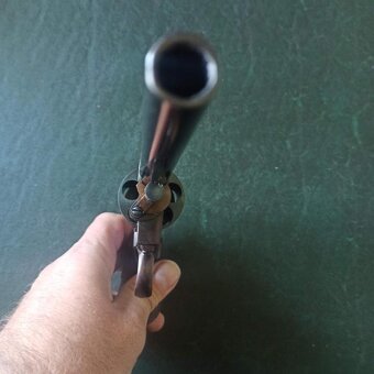 Dlouhý revolver English BULL DOG 450 krásný TOP po renovaci - 10
