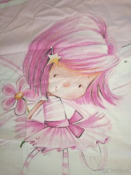Dívčí dětské povlečení do postýlky Růžové 95 x 120 cm - 10