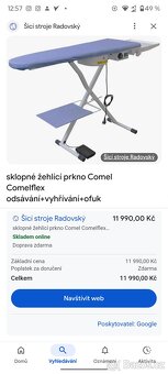 Profesionalní odsávací žehlici prkno Sussman 424 HAB-CS - 10