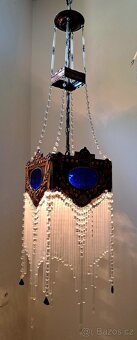 Secesní starožitný lustr, secese,1900-1910. - 10