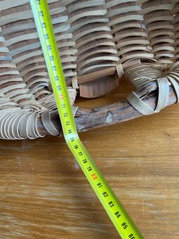 Extra velký proutěný koš (74 cm) – s drobnou vadou - 10