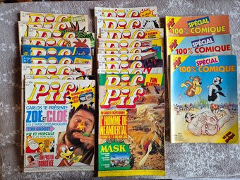 Pif gadget,vaillant,poche-celkem 242 čísel - 10