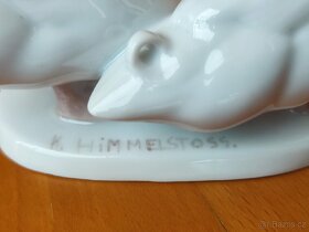 STARA PORCELÁNOVÁ SOCHA, HUSY, značky ROSENTHAL. - 10
