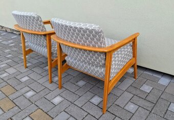 Retro křesílka TON po renovaci - 10