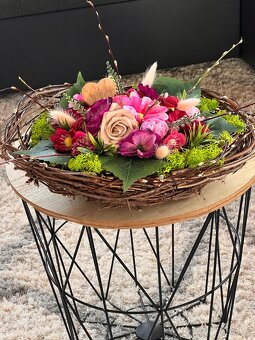 Dekorace květinové věnce flowerboxy - 10