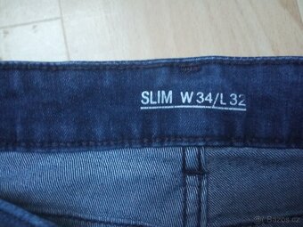 Letní, lněné, sportovní dámské kalhoty, rifle-vel. L, XL - 10