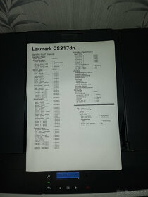 Prodám Tiskárnu Lexmark CS317dn - 10