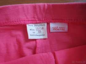 dívčí legíny 86 Zara ,F&F, krásné, balik oblečení 86 - 10