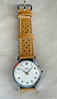 Československé mechanické vintage retro hodinky PRIM Pavúk - 10