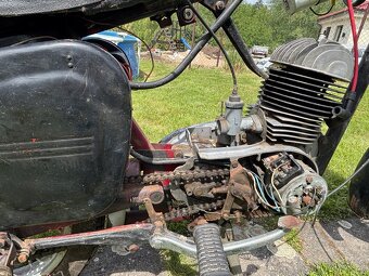 Neuplna CZ 450 + motor + ram + dalsi veci - 10