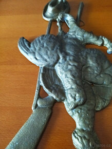 rámečky na dekoraci, retro dřev. polička,kovové odlitky, obr - 10