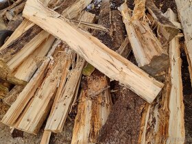 Štípané dřevo na topení, suché - 10