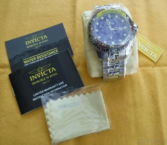 ze sbírky-Invicta Hydromax Automatic Blue Dial WR200 - 10