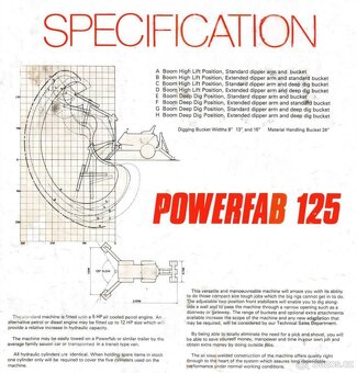 Minibagr Powerfab 125w - 10
