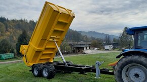 Traktorový návěs,Přívěs,Vlečka,Vlek za Traktor,Dumper 13t - 10