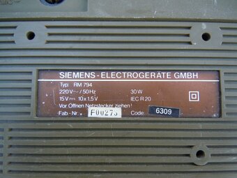 SIEMENS CLUB RM 794 - 10