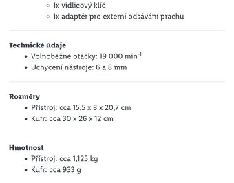 Aku horní frézka Parkside V12 - 10