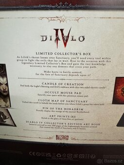 Prodám novou sběratelskou edici DIABLO 4 - 10
