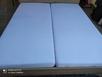 POSTEL S POLOHOVACÍMI ROŠTY A MOLITANOVYMI MATRACEMI 180x200 - 10