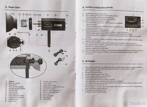 Prodám sadu 2 silných záblesků FOMEI 1200Ws - 10