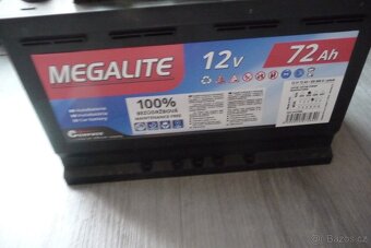 autobaterie MEGALITE 12V 72 AH - 10