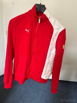Ferrari Scuderia Puma Track bunda - červeno-bílá, velikost L - 10