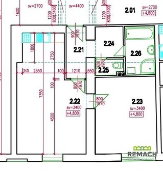 Pronájem byty 2+kk, 58 m² - Uherské Hradiště, ev.č. 03285 - 10