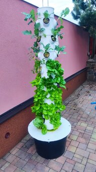 Hydroponická věž - 6 pater - 10