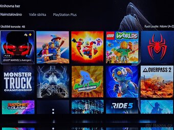 PLAYSTATION 5 + 2X OVLADAČ + SSD + 46 HER + VERTIKÁL STOJAN - 10