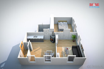 Prodej bytu 2+1, 54 m², Valtířov - Velké Březno. - 10
