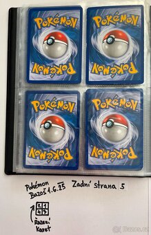 Kusové karty TCG Pokémon STARÉ PŘES 15LET (ORIGINÁL) - 10