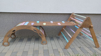 Dětská Montessori houpačka celobuková - 10