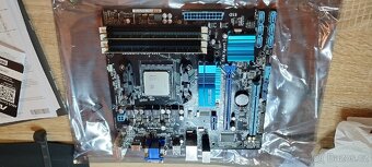Základní deska M5A78L-M PLUS/USB3 + 2 x paměti PC3-1600 8Gb - 10
