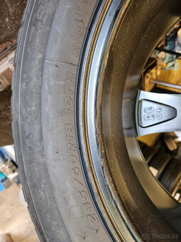 HYUNDAI nová alu sada 18" 235/60 TPMS Bridgestone - 10