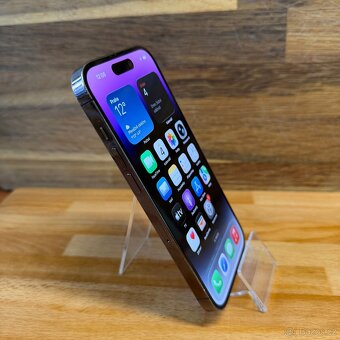 IPhone 14 Pro 256GB, fialový, 100% baterie (rok záruka) - 10