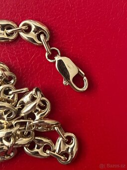 Zlato / zlatý šperk řetěz vzor Gucci 14k - 10