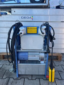 Šikmý výtah žebříkový, střešní výtah Geda Lift 250, 16m - 10