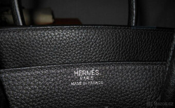 Hermes Birkin 35 černá kůže Clemence - 10