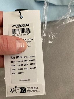 Pánský oblek zn. JACK JONES PREMIUM- NOVÝ PRODLOUŽ. DÉ - 10