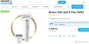 Epilátor Braun Silk-épil 9 Flex 9002 NOVÝ - 10