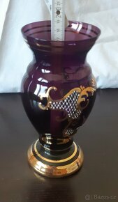 Novoborské sklo - vázy, skleničky, ... - 10