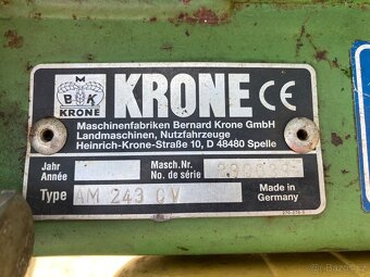 Disková sekačka Krone AM 243 s kondicionérem - 10