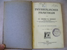 Sbírka starožitných německých knih Fyzika technika - 10