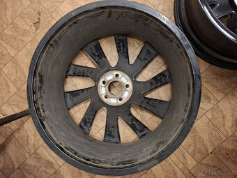 Alu kola černá + leštění 21x9 5x108 + letní pneu Volvo XC 90 - 10