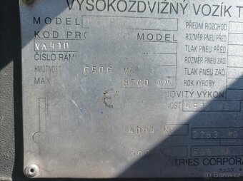 Vysokozdvižný vozík, Ještěrka,,Zdvižka,Toyota SAS 45 - 10