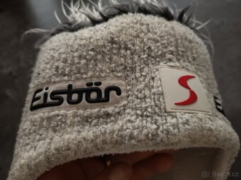 Dětská zimní čepice Eisbär s vlasy - 10