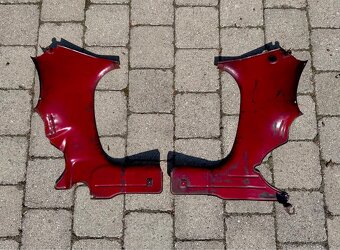 Jawa ČZ 125 175 - podsedlové plechy žábry - 10