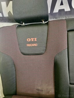 Sedačky Recaro Jubi GTI 25th golf 4 - 10