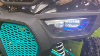 Nová dětská čtyřkolka pro větší děti 125ccm -modrá - 10