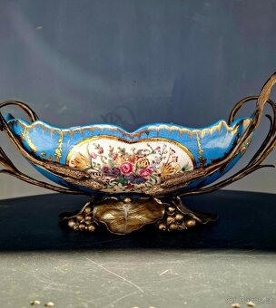 Luxusní porcelánová žardiniéra, značená - 10